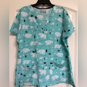 Winter scrub top!